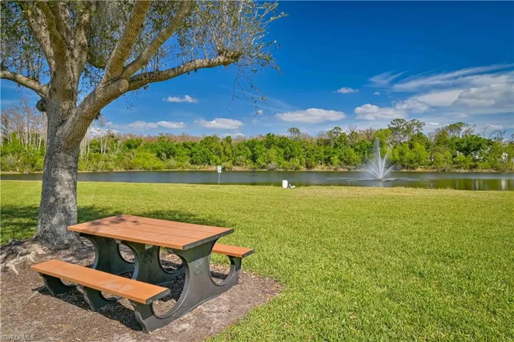 View of nearby features with a lawn and a water view