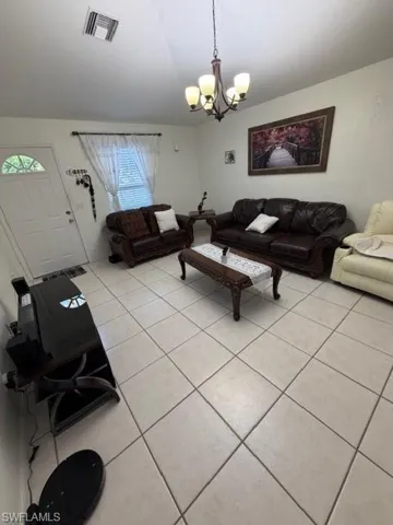 UNIT D LIVING ROOM