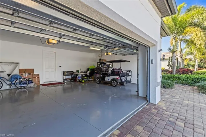 Golf cart is included!