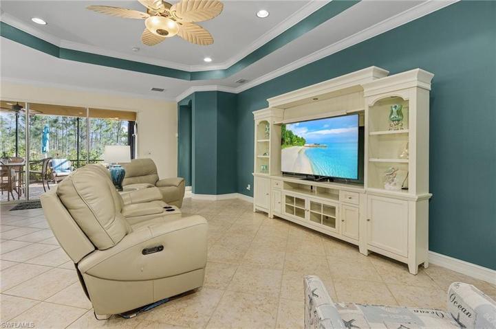 Open floor plan - great room.  Triple sliders for a great view!