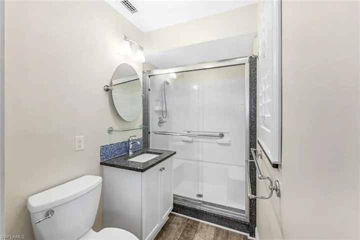 Full bath in the separate Guest Apartment