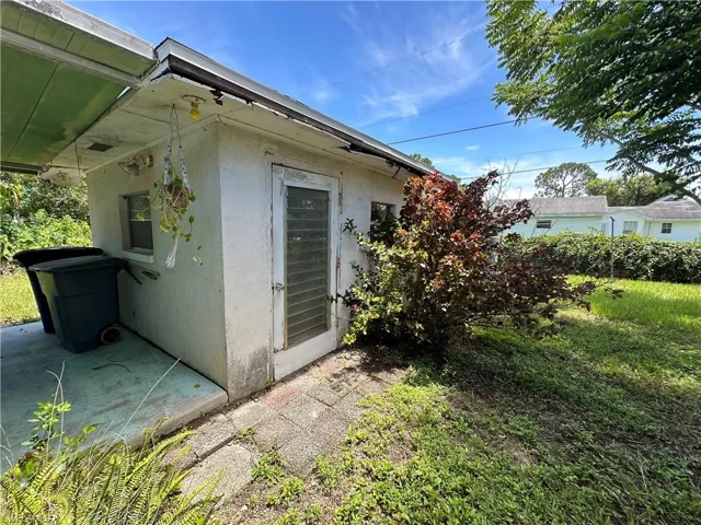 Laundry/storage off of carport and just out the back door