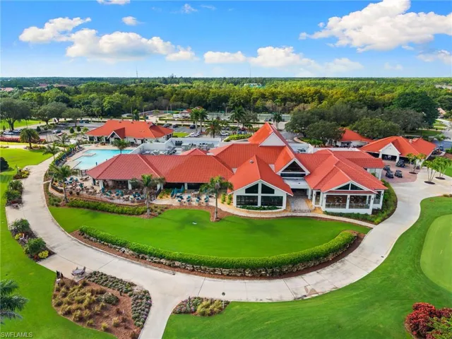 Rear view of the clubhouse