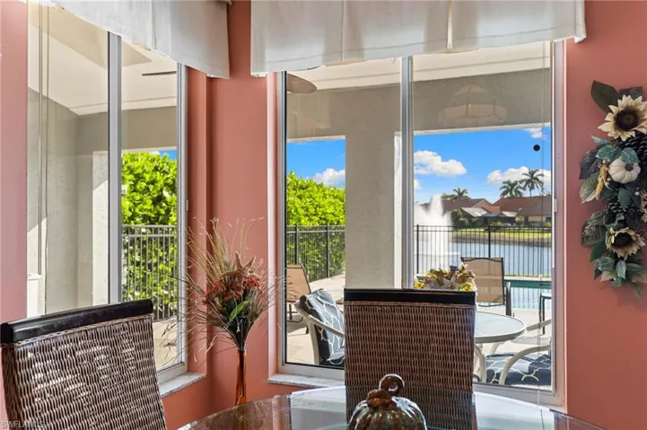 Dining room with beautiful view