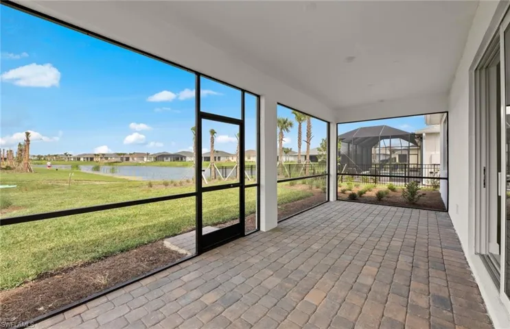 Screened lanai
