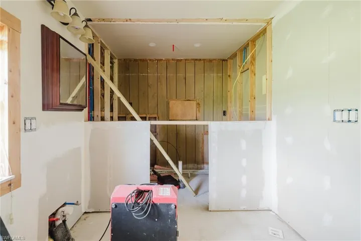 New primary bathroom, unfinished