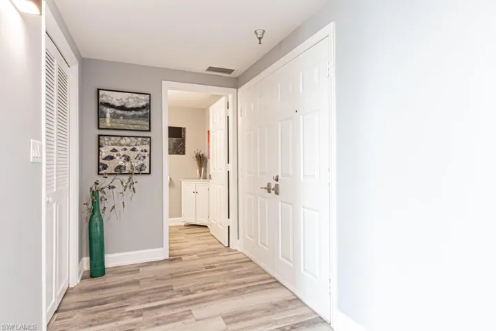 Corridor and condo entrance