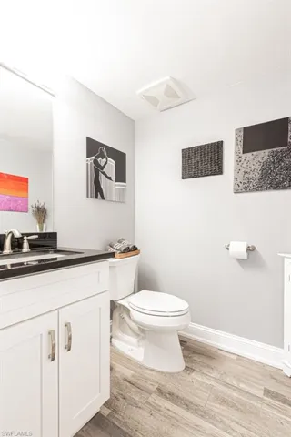 Half Bath with vanity