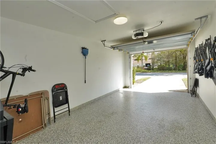 with epoxy floor