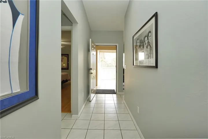 Enter front door - kitchen to right guests to left side of photo