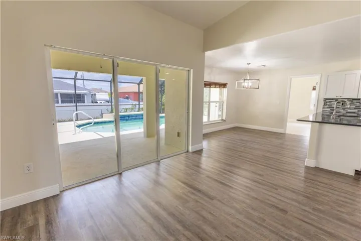 Open Family/Living Room with Dining Area