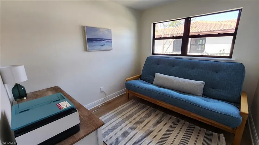 Bedroom #3 staged as an office
