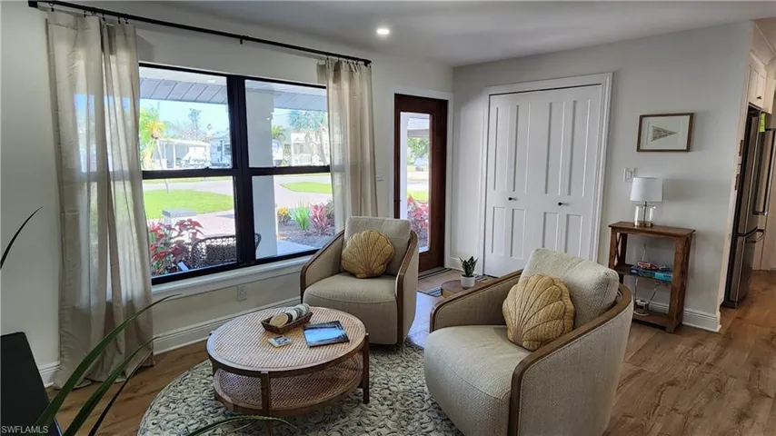 Sitting room featuring LVP floors