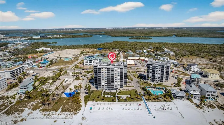 Aerial View of Caper Beach Club on Gulf