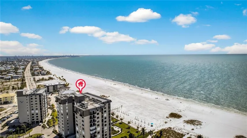 Aerial View of Caper Beach Club on Gulf