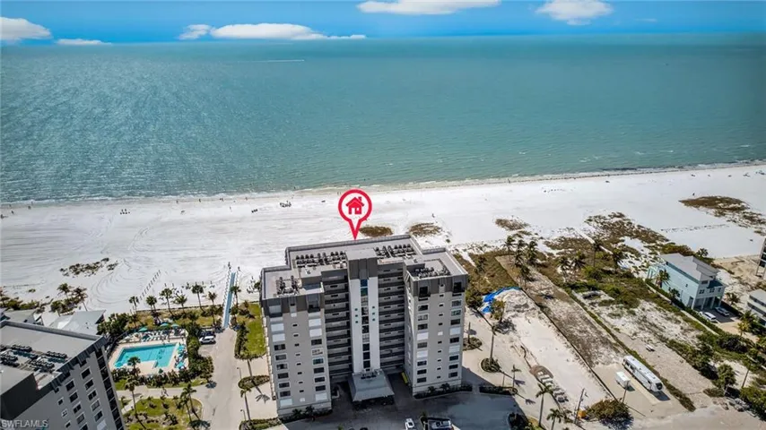 Aerial View of Caper Beach Club on Gulf