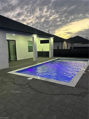 View of pool