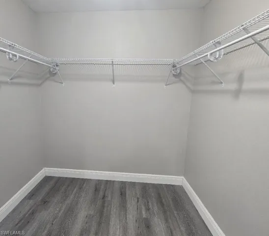 Primary Bedroom with walk-in closet.