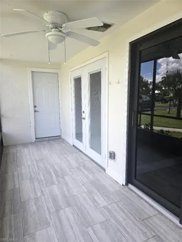 Screened Lanai with Laundry Closet.