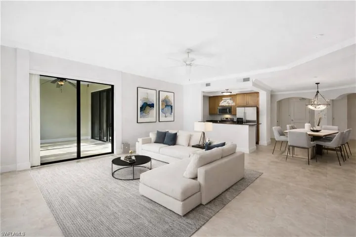 Virtually Staged great room