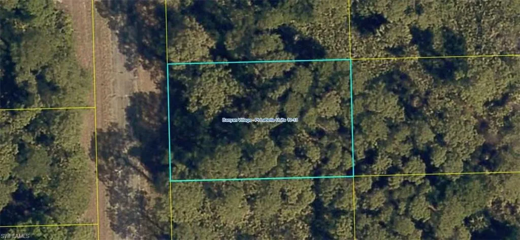 Map / location featuring property boundaries highlighted