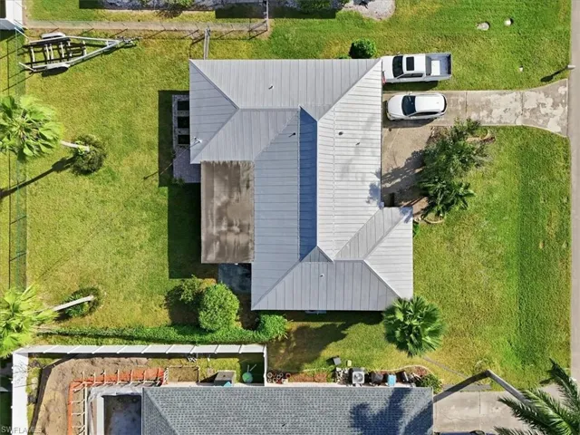 View from above of property