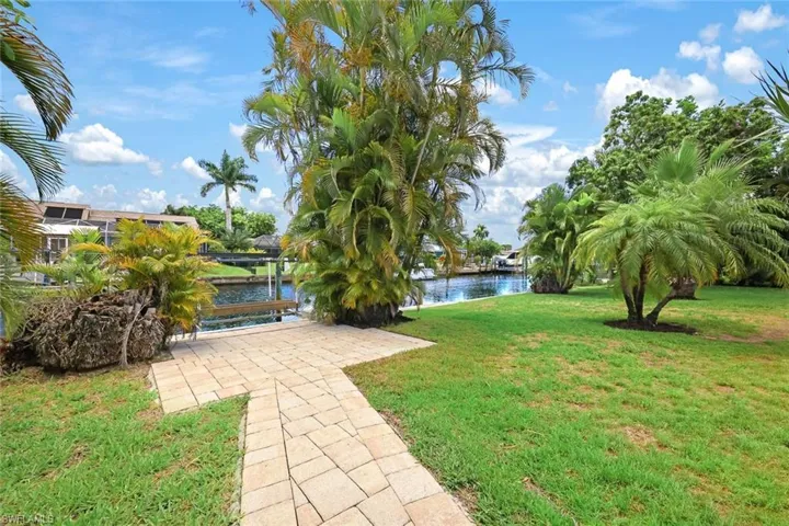 View of yard featuring a water view