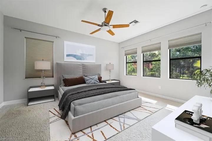 Virtually Staged Owner's Suite