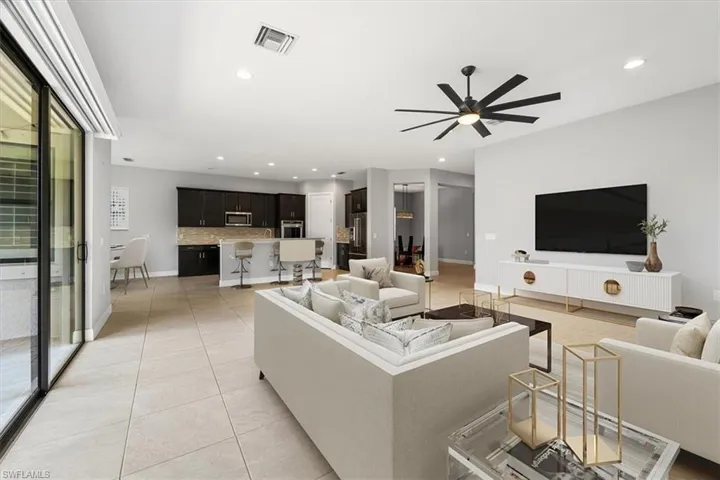 Virtually Staged Living Area