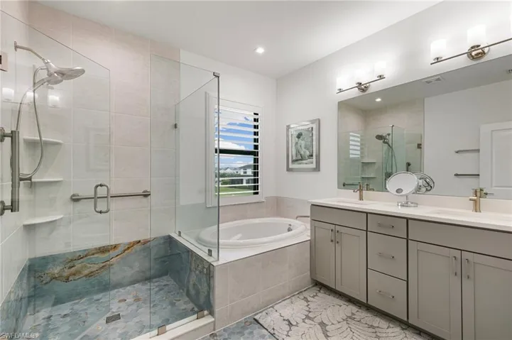 Custom Shower and frameless shower door