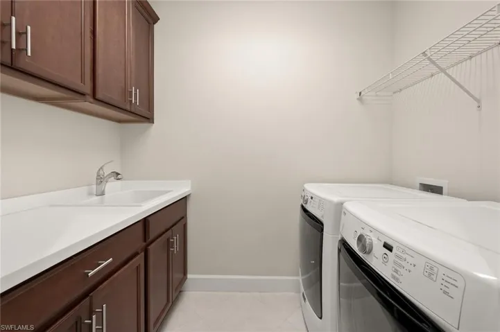 upstairs laundry