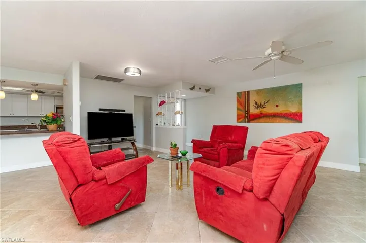 The kitchen & living room are the center of this house