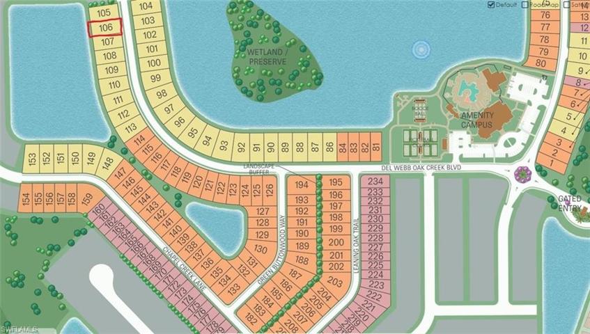 Lot 106 with water views
