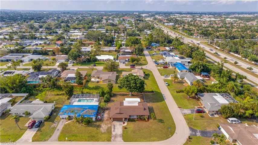 Aerial View of 1677 S Fountainhead Rd. Fort Myers, FL 33919