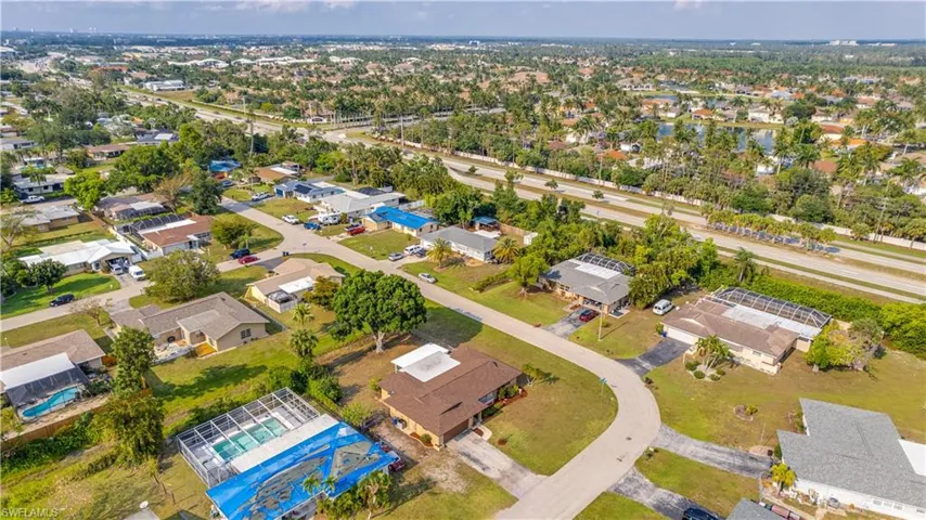 Aerial View of 1677 S Fountainhead Rd. Fort Myers, FL 33919