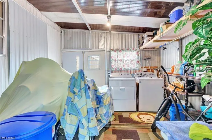 Located off East facing lanai.  Double door entry