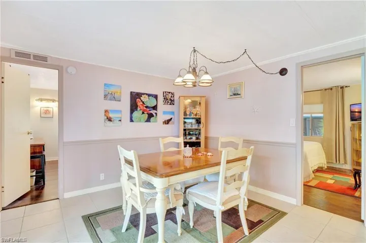 Family dining off Kitchen