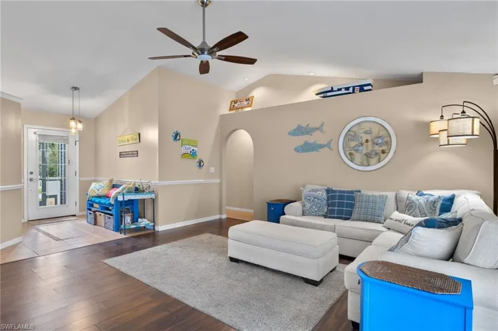 10681 Entrance into family room, doorway to extra bedrooms and bath