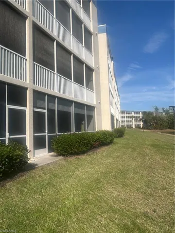 View of the back yard