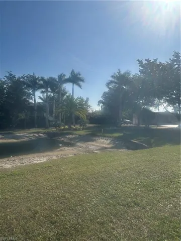 View of grassy yard