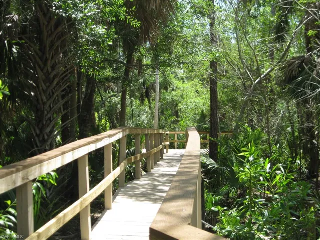 View of home's community boardwalk