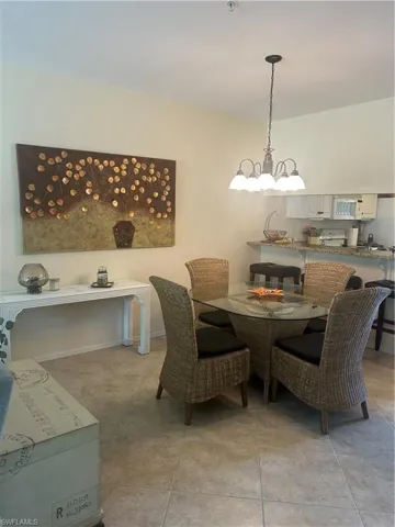 View of dining area