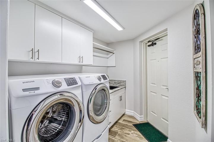 Laundry with deep sink and storage