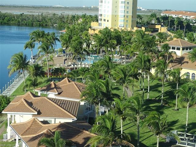 Lush well maintained grounds overlooking cabanas