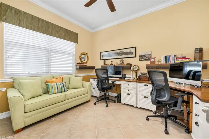 Great den which could be used as a third bedroom with closet and French doors. Sleeper sofa for overflow guests