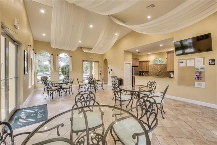 The inside of the Clubhouse at the Enclave