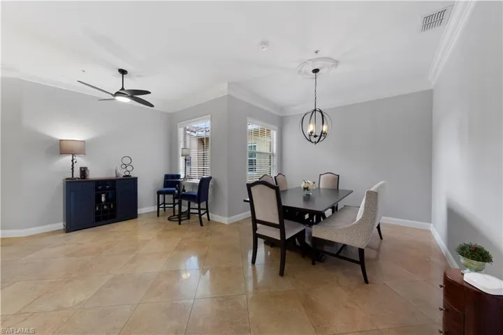 Crown molding and updated fixtures throughout.