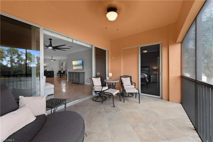 Spacious lanai