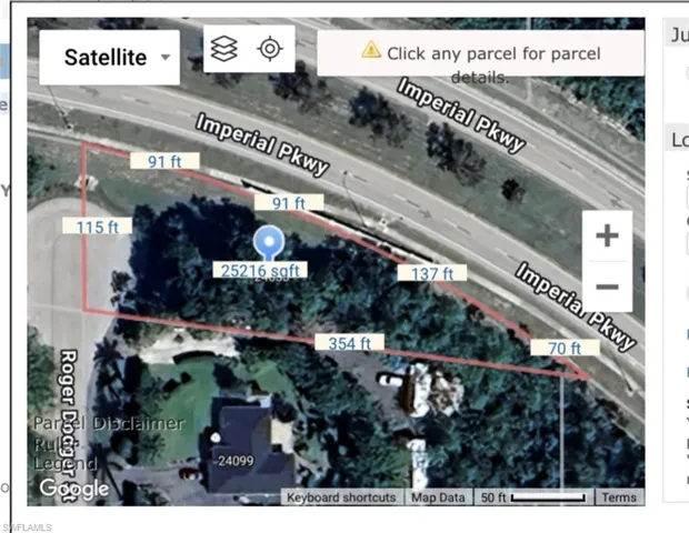 Map of property location featuring property boundaries highlighted