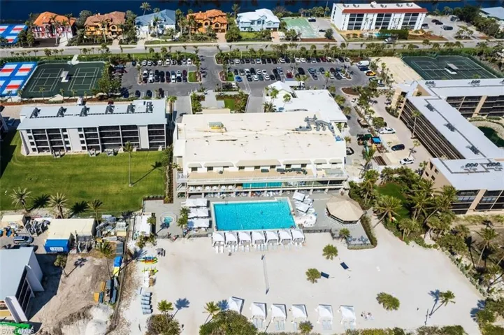 Aerial of Resort Pool